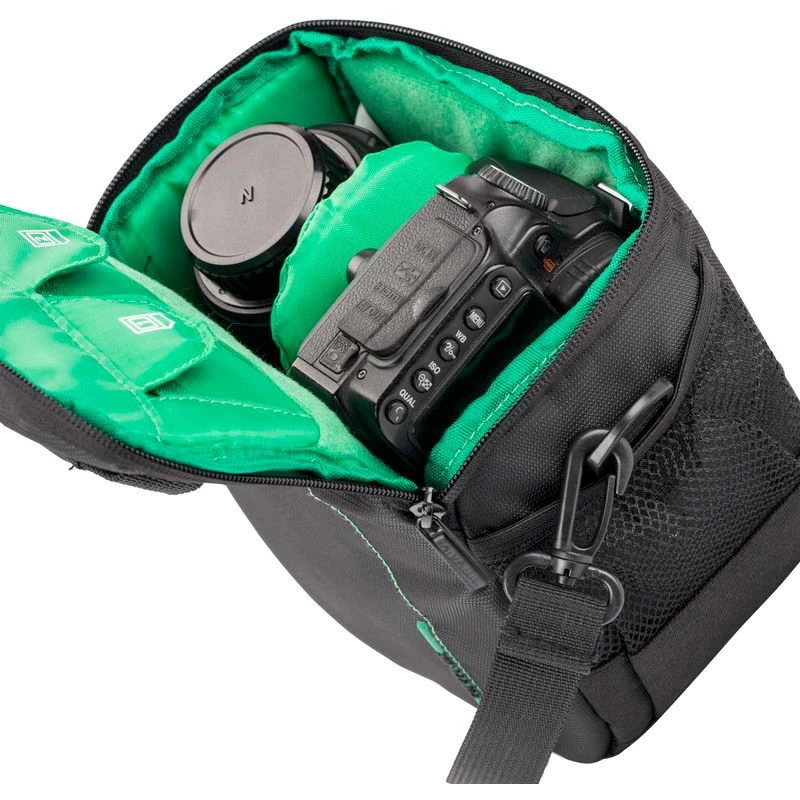 Mala de ombro Rivacase 7420 preta compatibilidade SLR