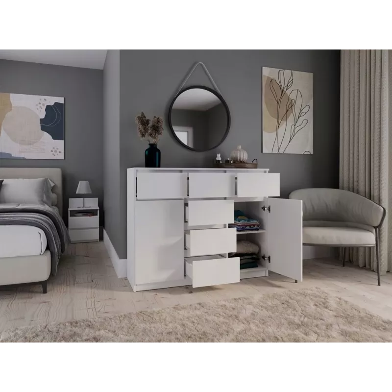Cómoda MALWA 2D6S branca