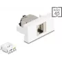 Delock 90905 módulo Easy 45 RJ45 fêmea para LSA, Cat.6A STP