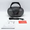 Micro-sistema de áudio Aiwa BBTU-400BK, leitor CD/MP3/FM-PLL/BT (Preto)