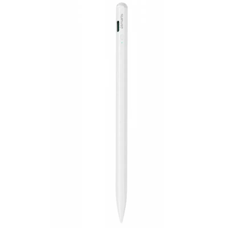 Caneta stylus ativa 4smarts Pencil Pro 3 branca compatibilidade com tablet Apple