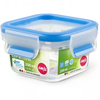 EMSA 508535 Caixa quadrada para armazenamento de alimentos 0,2 L transparente 1 unid.