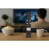 Comando à distância universal SAVIO RC-15 para TCL SMART TV, IR sem fios, preto, alcance 10 m