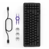 FUNCTION Elite MiniTKL, teclado gaming preto, layout DE, NZXT Swift