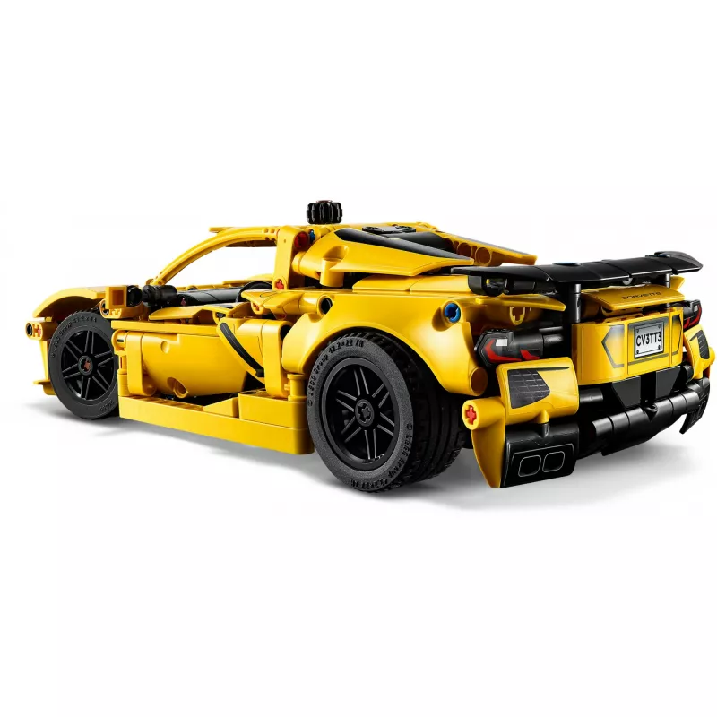 LEGO Technic Corvette Stingray 42205 modelo conversível e coupé 2-em-1, 732 peças, 80×270×140 mm