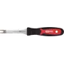 Pé de cabra (extrator de clipes) KS Tools 911.8191 forma em U 230 mm angular estreito