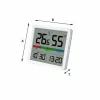 Manta MTO001W termómetro higrómetro com relógio, branco