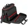 Mala de armazenamento de ferramentas Knipex 00 21 10 LE preta, vermelha poliéster