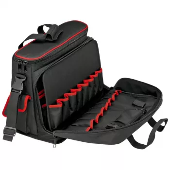 Mala de armazenamento de ferramentas Knipex 00 21 10 LE preta, vermelha poliéster