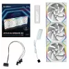 Lian Li UNI FAN SL Wireless 120 ARGB Reverse Blade branco pack de 3