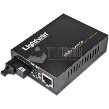 Conversor WDM Lightwin 100Base-LX, monomodo, conversor de mídia 20KM (LWC-10/100-SF-S20-B)
