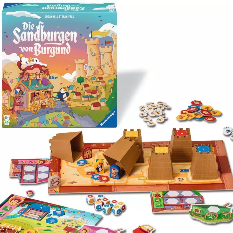 Ravensburger Die Sandburgen von Burgund, jogo de tabuleiro