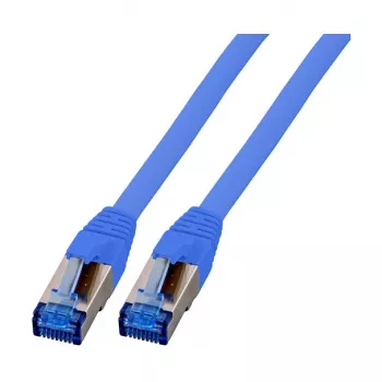 Cabo de patch RJ45 EFB-Elektronik Cat.6A S/FTP TPECat.7 ao metro superflex azul 0,5m fabricante: EFB Elektronik (K5525FBL.0,5)