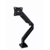 Suporte para monitor GEMBIRD MA-DA1-03 para ecrãs de 17–35 polegadas, 10 kg, VESA 75x75–100x100, fixação por grampo/passagem na secretária, preto