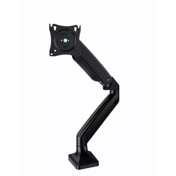 Suporte para monitor GEMBIRD MA-DA1-03 para ecrãs de 17–35 polegadas, 10 kg, VESA 75x75–100x100, fixação por grampo/passagem na secretária, preto