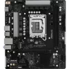Placa-mãe ASROCK H810M‑X micro ATX Intel H810 LGA 1851 DDR5 2× DIMM 128GB M.2 2.5GbE HDMI DisplayPort