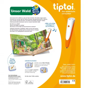 tiptoi Why? How? What For? Our Forest, livro educativo