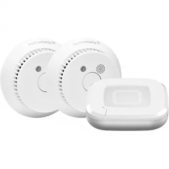 Homematic IP Smart Home Kit inicial detetor de fumo (HmIP-SK27), 1x Access Point, 2x detetor de fumo