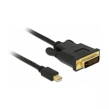 Adaptador de cabo de vídeo DeLOCK 83987 Mini DisplayPort para DVI-D 0,5 m