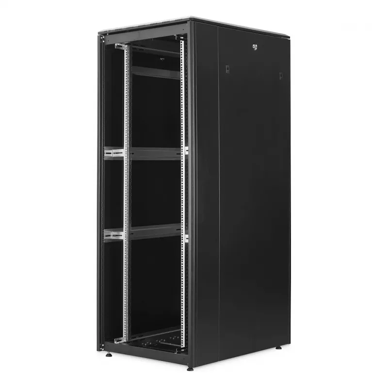 Armário de rede DIGITUS Unique Light Series 42U 800×1000 mm (LxP) autónomo, 800 kg, IP20, fechadura com chave