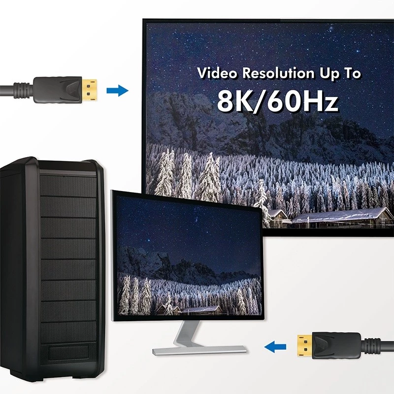Cabo DisplayPort LogiLink CV0139 5 m preto