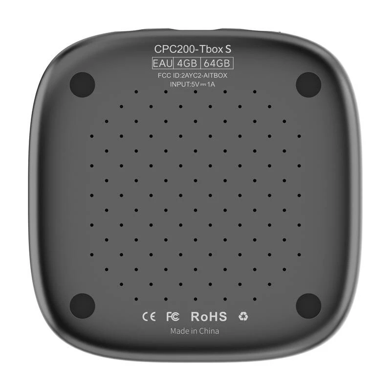 Adaptador sem fios Carlinkit CPC200-Tbox S para ligação sem fios Apple CarPlay e Android Auto