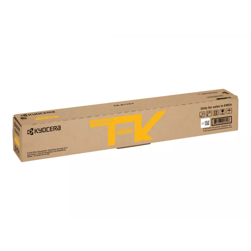 Cartucho de toner KYOCERA TK-8115Y 1 unid. original amarelo