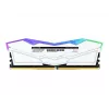 DIMM 32 GB DDR5-6000 (2x 16 GB) Kit duplo, memória branca, FF4D532G6000HC38ADC01, Delta RGB, INTEL XMP