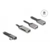 Hub USB 3.2 Gen 1 Type-C DeLOCK 64303 5000 Mbit/s cinzento