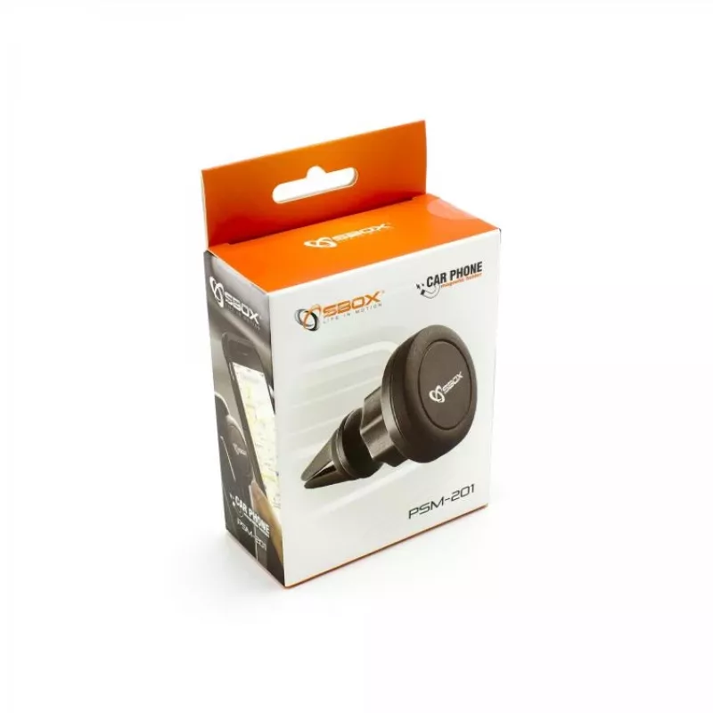 Suporte magnético para automóvel Sbox PSM-201 para telemóveis
