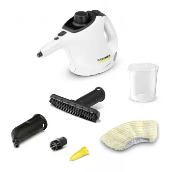 Kärcher SC 1 Limpador a vapor cilíndrico 1200 W Preto, branco