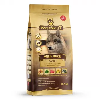 WOLFSBLUT Wild Duck Pato com Batata - Alimento seco para cães - 12,5kg