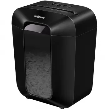 Destruidora de documentos Fellowes Powershred LX50 corte em partículas preta