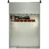 Inter-Tech IPC 1U-1404 rack preto, aço inoxidável