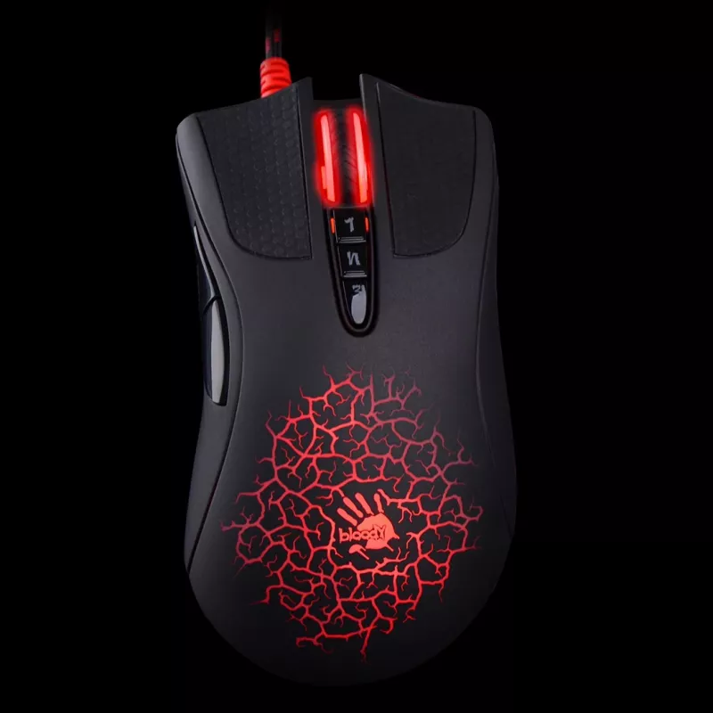 Rato BLOODY A90 Gaming para destro USB Type-A ótico 6200 DPI