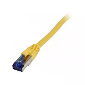 Cabo patch RJ45 - CAT6A 500 MHz - 7,5 m - amarelo - S-STP (S/FTP) - TPE/LSZH (Superflex) - AWG26 - Syner