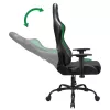 Cadeira de escritório Subsonic SA5609-H2 assento acolchoado encosto acolchoado preto vermelho