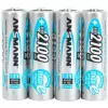 1x4 pilhas recarregáveis Ansmann maxE NiMH Mignon AA 2100 mAh 5035052