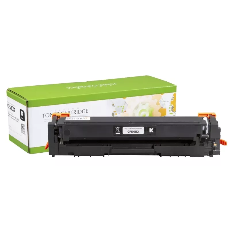 Compatível Static-Control HP Cartucho de toner N.º 203X Preto 3,2K (CF540X)/Canon CRG-054HK Novo chip