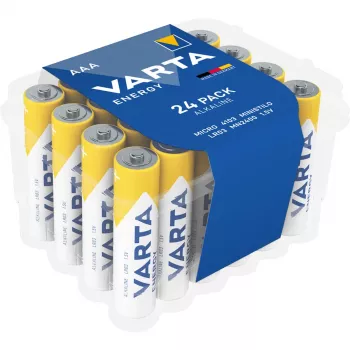 Pilha descartável Varta alcalina AAA pack de 24