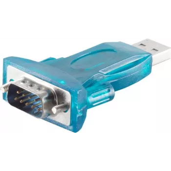 Adaptador USB-Série ShiverPeaks 75602 com indicador LED, interface RS232, USB 2.0