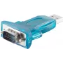 Adaptador USB-Série ShiverPeaks 75602 com indicador LED, interface RS232, USB 2.0
