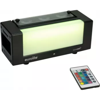 Barra LED EUROLITE AKKU Bar-3 Glow QCL Flex QuickDMX RGBW a bateria
