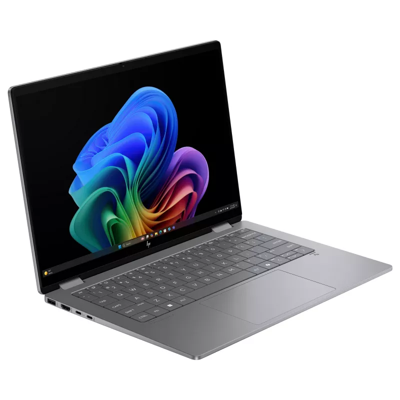 Portátil HP OmniBook X Flip Next Gen AI 14-fm0056ng - design flip - Intel Core Ultra 5 226V / 2,1 GHz - Win 11 Home - Arc Graphics 130V - 16 GB RAM - 512 GB SSD NVMe - 35,6 cm (14 inch)