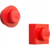 Conjunto de ímanes Room Copenhagen, modelo 40101730 (vermelho) – ímanes decorativos estilo LEGO