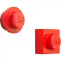 Conjunto de ímanes Room Copenhagen, modelo 40101730 (vermelho) – ímanes decorativos estilo LEGO