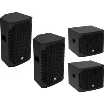 Conjunto de altifalantes PA passivos Omnitronic AZX L 20000530 200W RMS