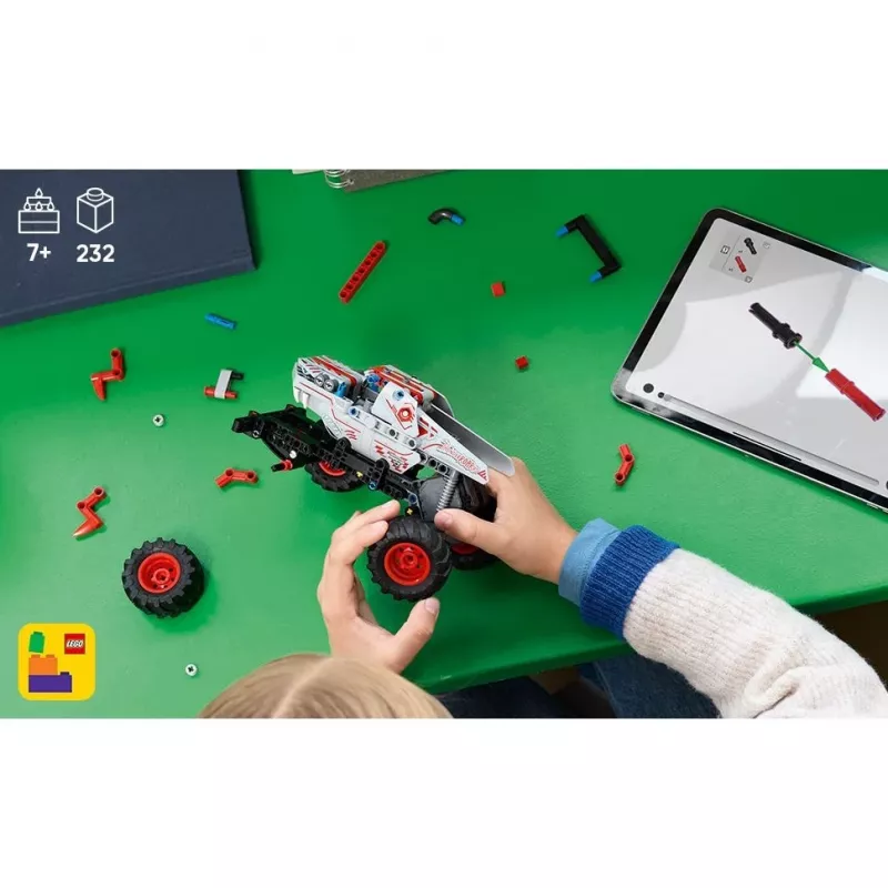 LEGO TECHNIC 42200 Monster Jam™ ThunderROARus™ com motor de retrocesso