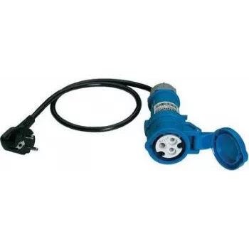 Adaptador de medição Benning [ficha de contacto de proteção - tomada CEE] adaptador de medição 32 A CEE - 3 polos azul (044144)