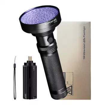 Lanterna Superfire UV06 luz ultravioleta 395nm IP46 lanterna de mão